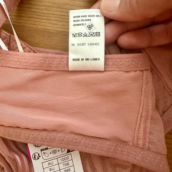 Freya Bra size 32DD NWT Rose Color - Picture 10 of 14
